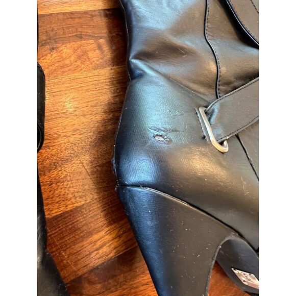 Bakers Babs Black Thigh High Boots Size 8.5M - Picture 5 of 10